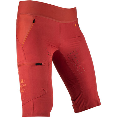 Pantaloni Corti LEATT MTB ALL MOUNTAIN 2.0 Donna Rosso 2023